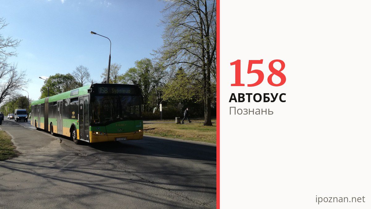 Автобус 158 в Познани