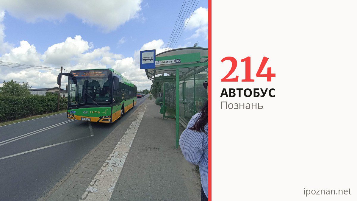 Нічний автобус 214 у Познані