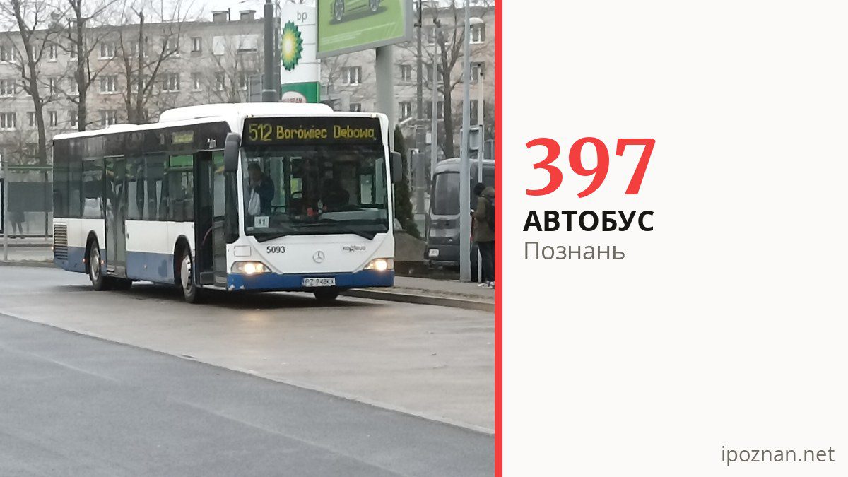 Автобус 397 в Познани