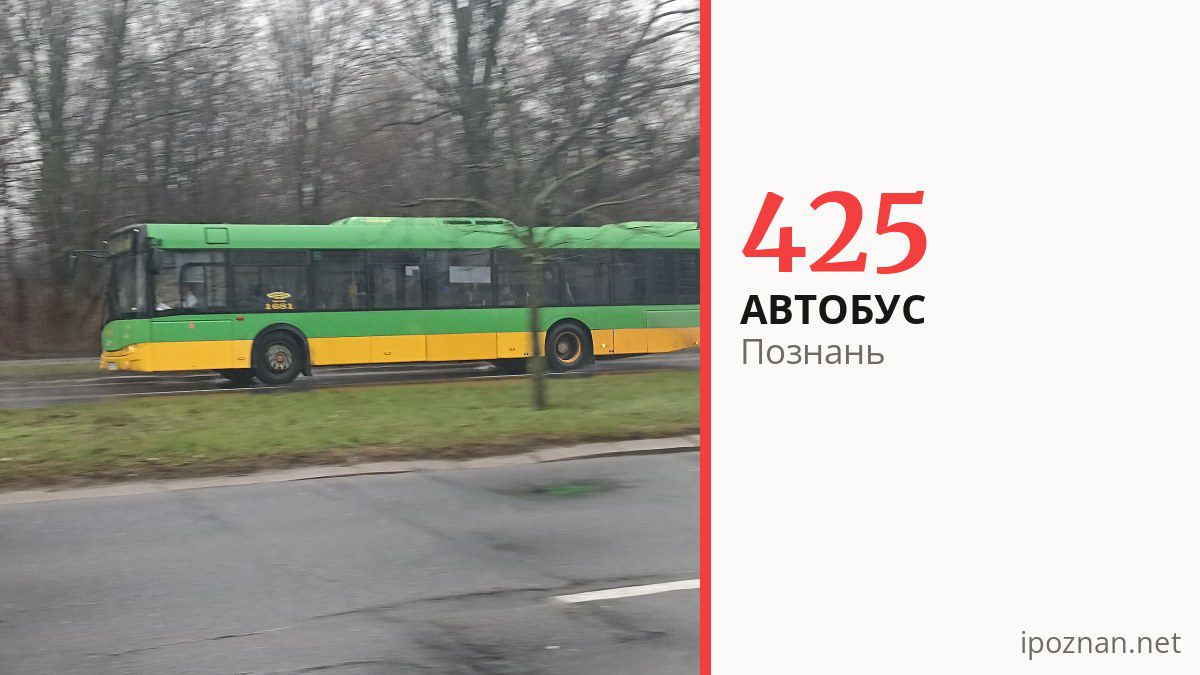 Автобус 425 в Познани
