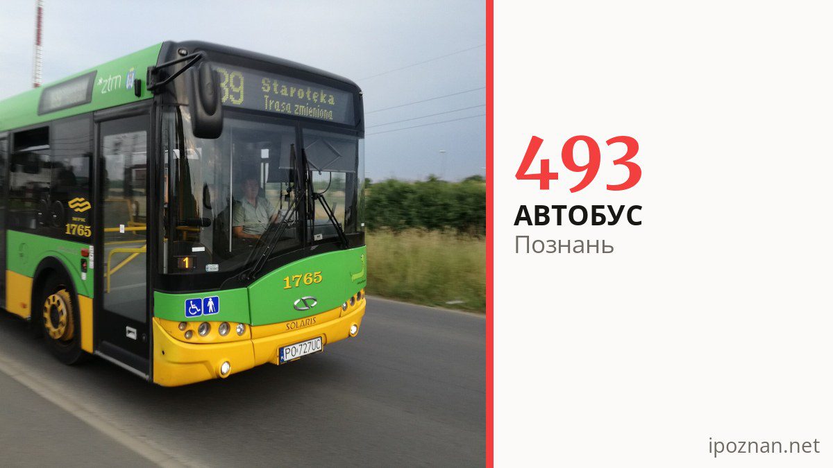 Автобус 493 у Познані