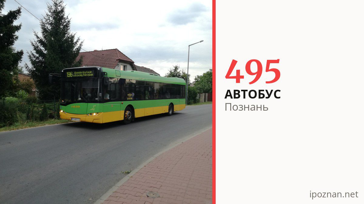 Автобус 495 в Познани