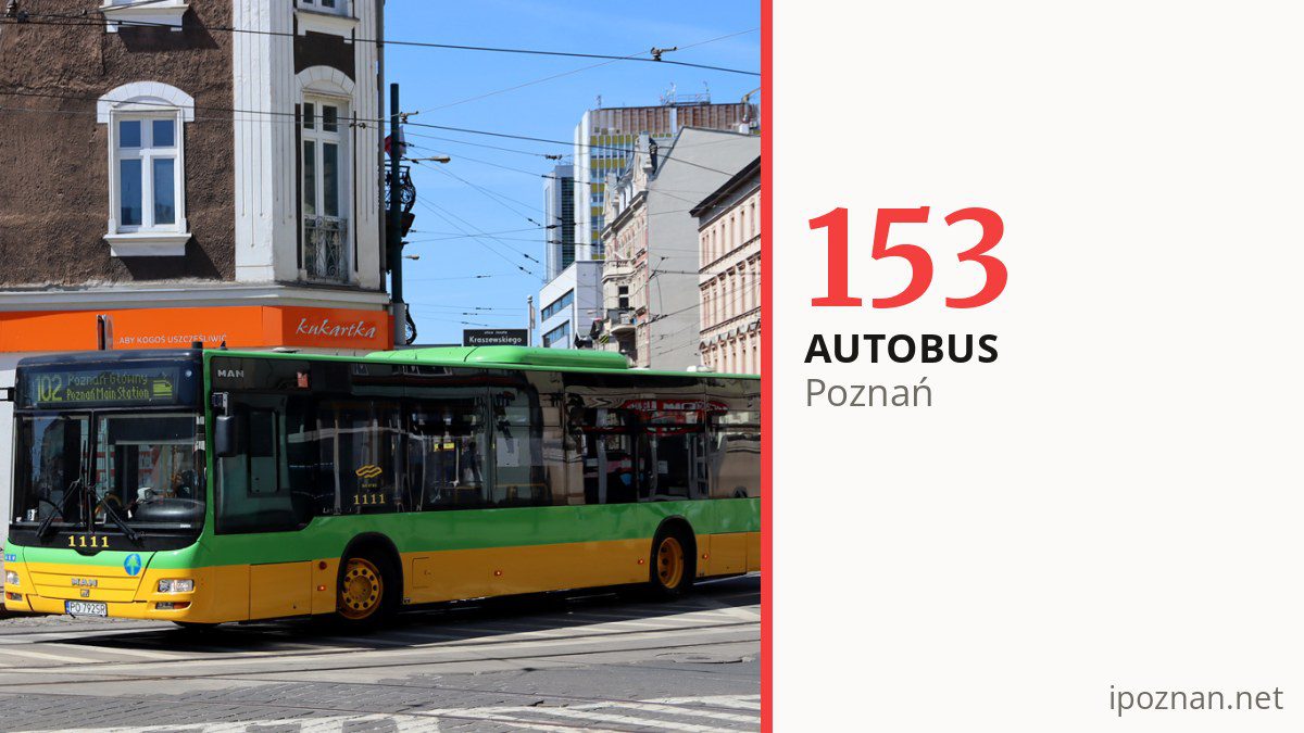 Autobus 153 w Poznaniu
