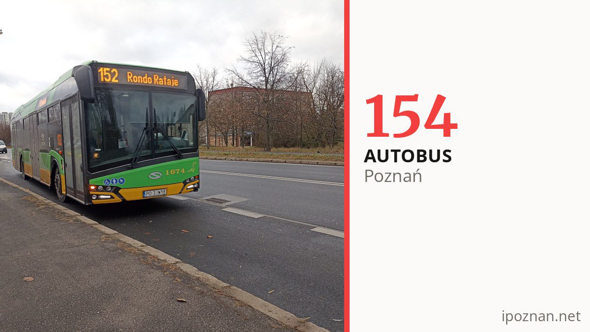 Autobus 154 w Poznaniu