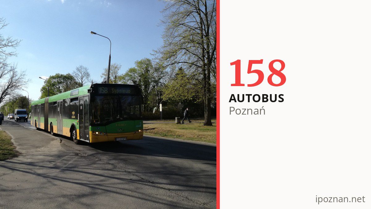 Autobus 158 w Poznaniu