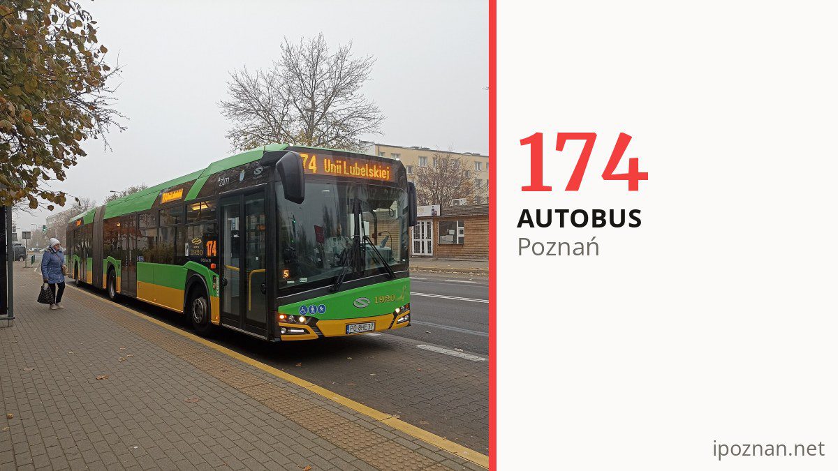 Autobus 174 w Poznaniu