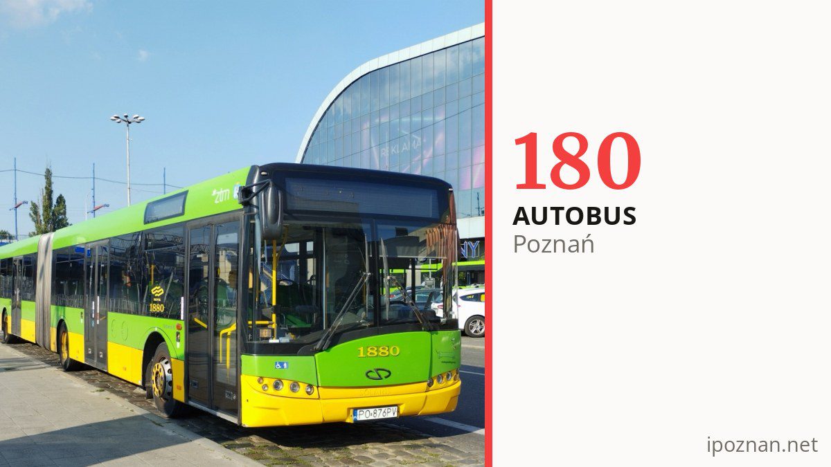 Autobus 180 w Poznaniu