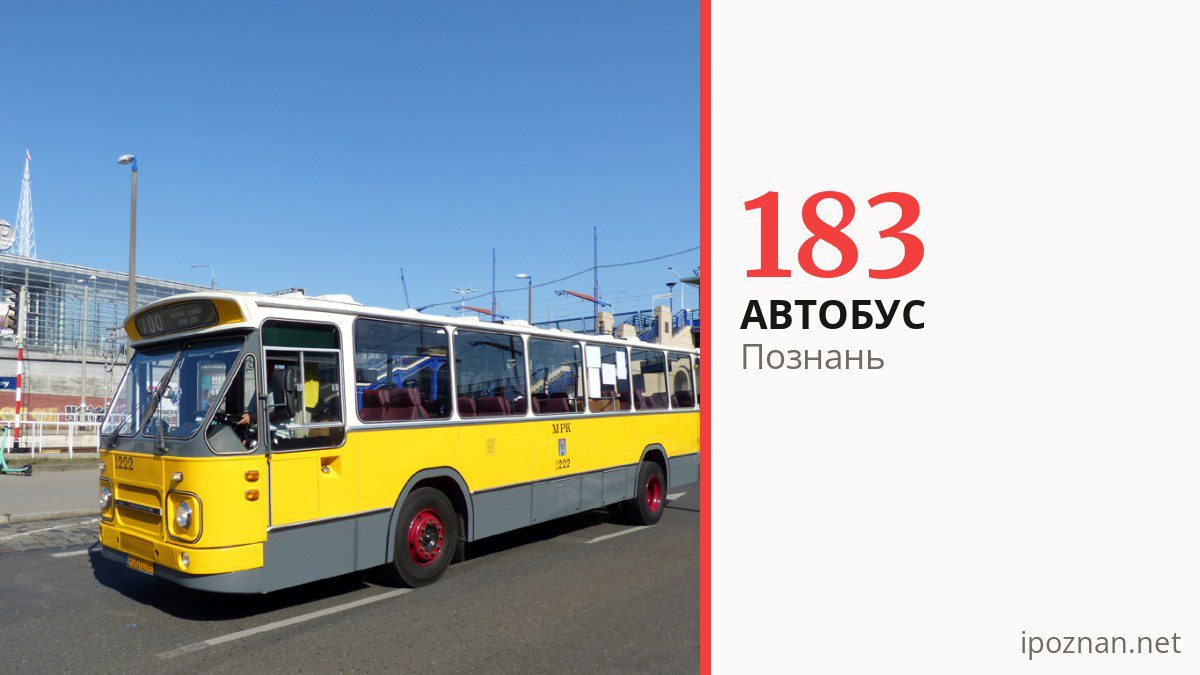 Автобус 183 у Познані