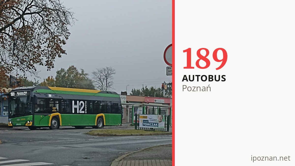 Autobus 189 w Poznaniu