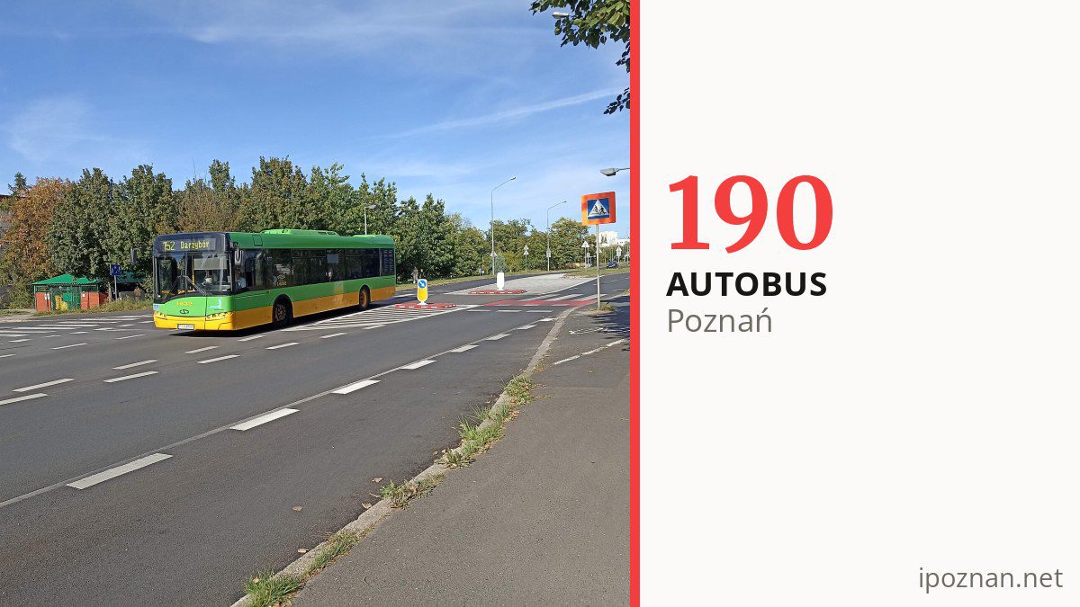 Autobus 190 w Poznaniu