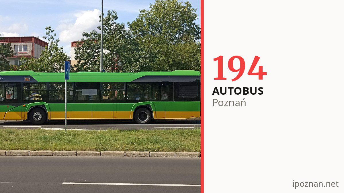 Autobus 194 w Poznaniu