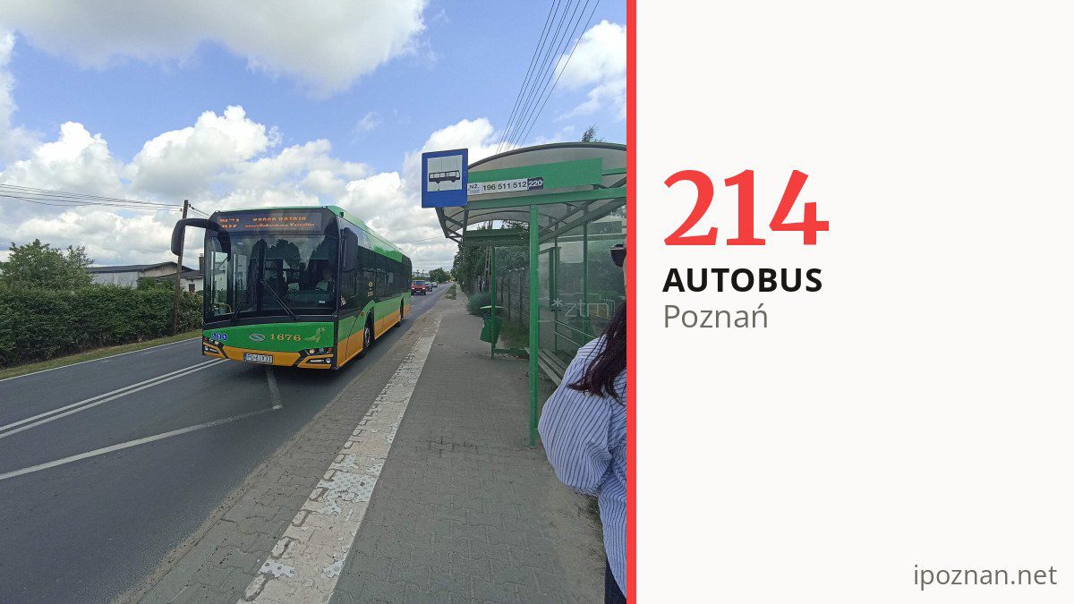 Autobus nocny 214 w Poznaniu