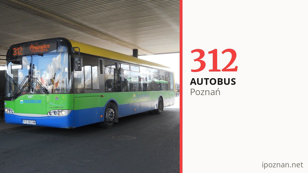Autobus 312 w Poznaniu