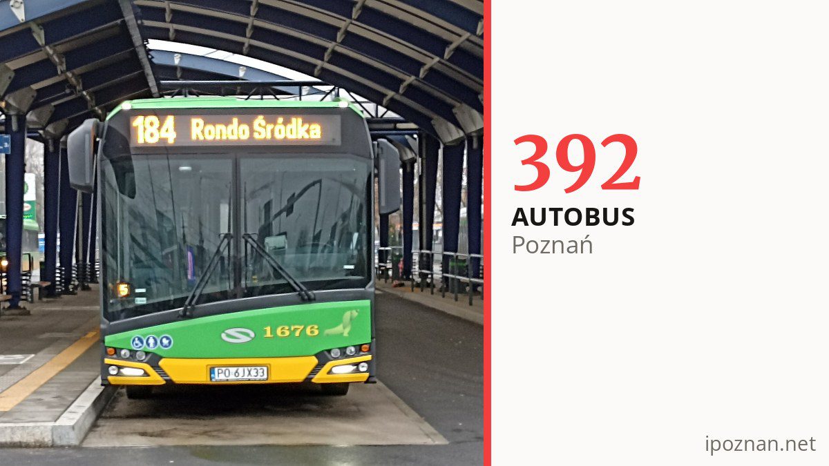 Autobus 392 w Poznaniu
