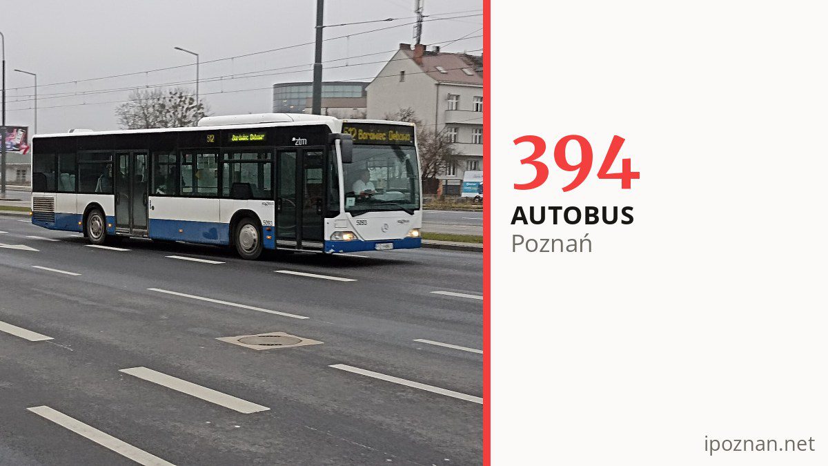 Autobus 394 w Poznaniu