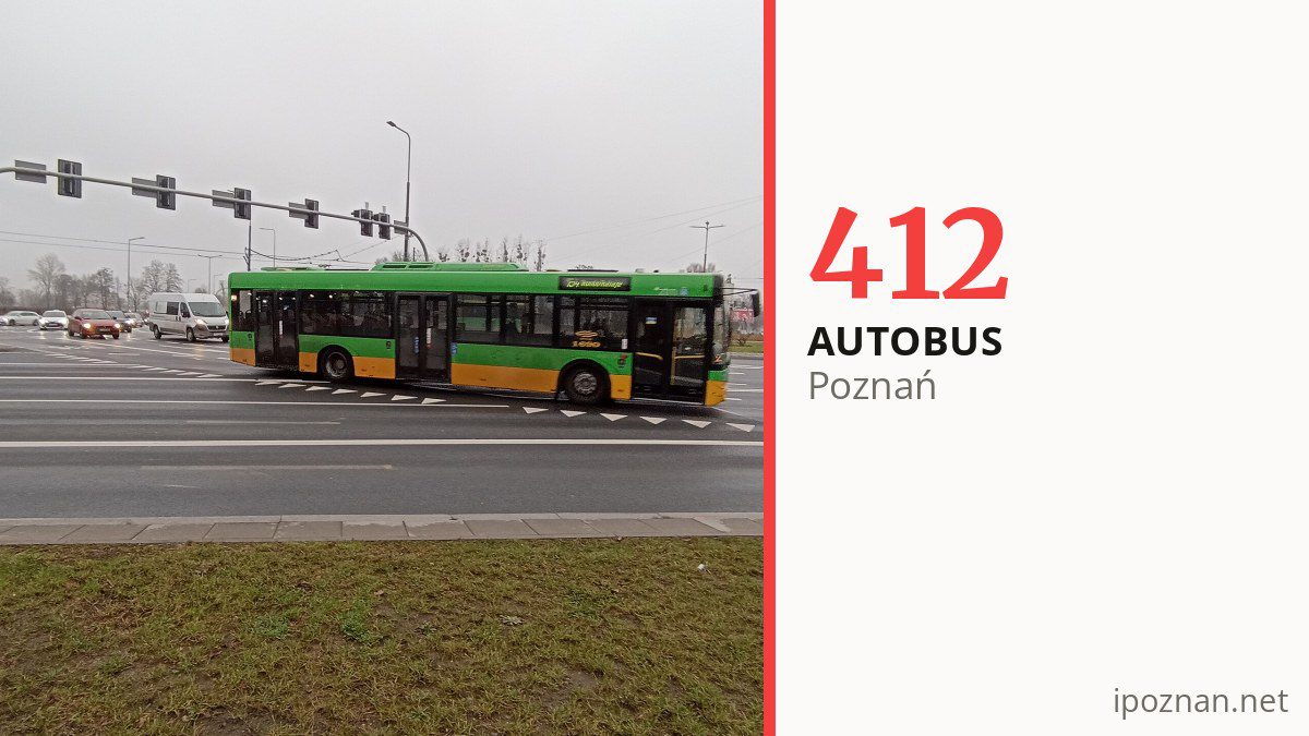 Autobus 412 w Poznaniu
