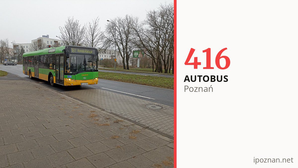 Autobus 416 w Poznaniu