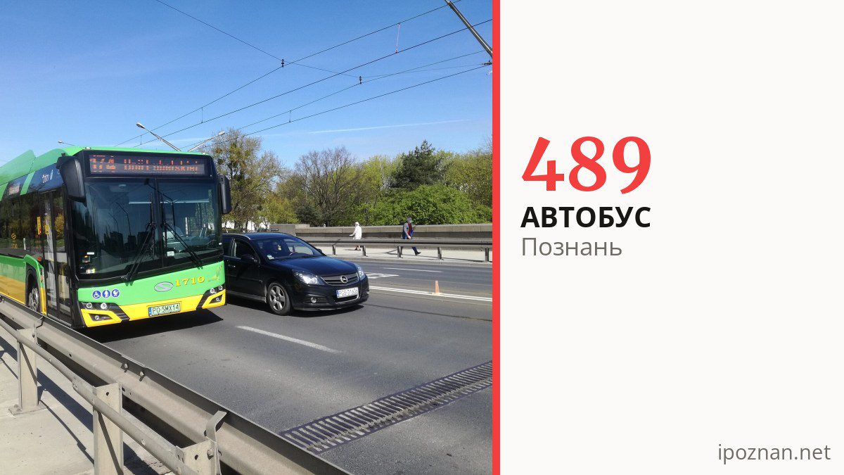Автобус 489 в Познани
