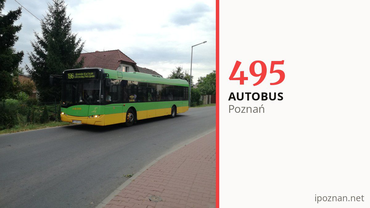 Autobus 495 w Poznaniu