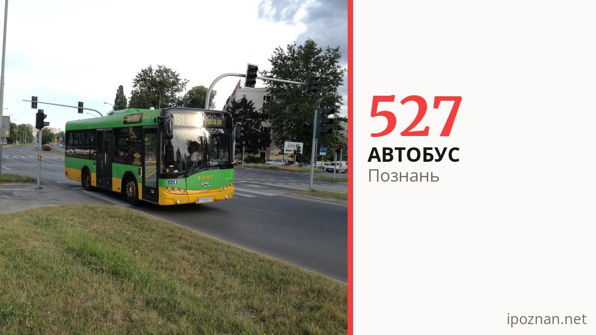 Автобус 527 в Познани