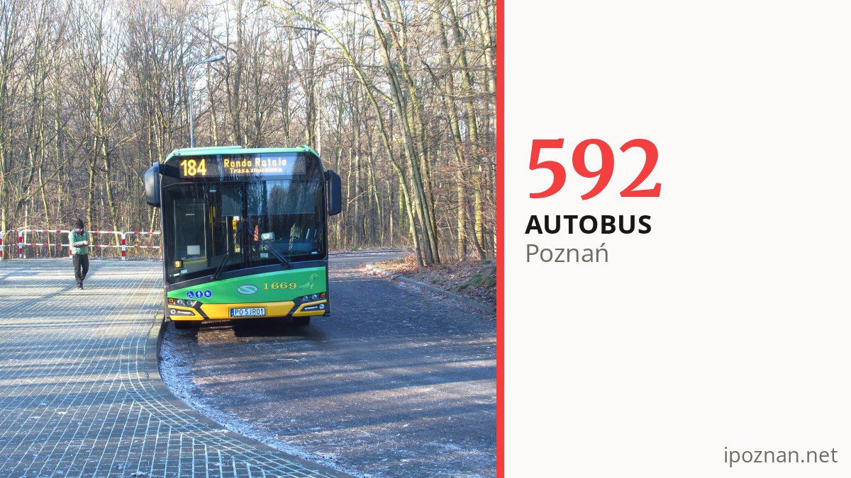 Autobus 592 w Poznaniu