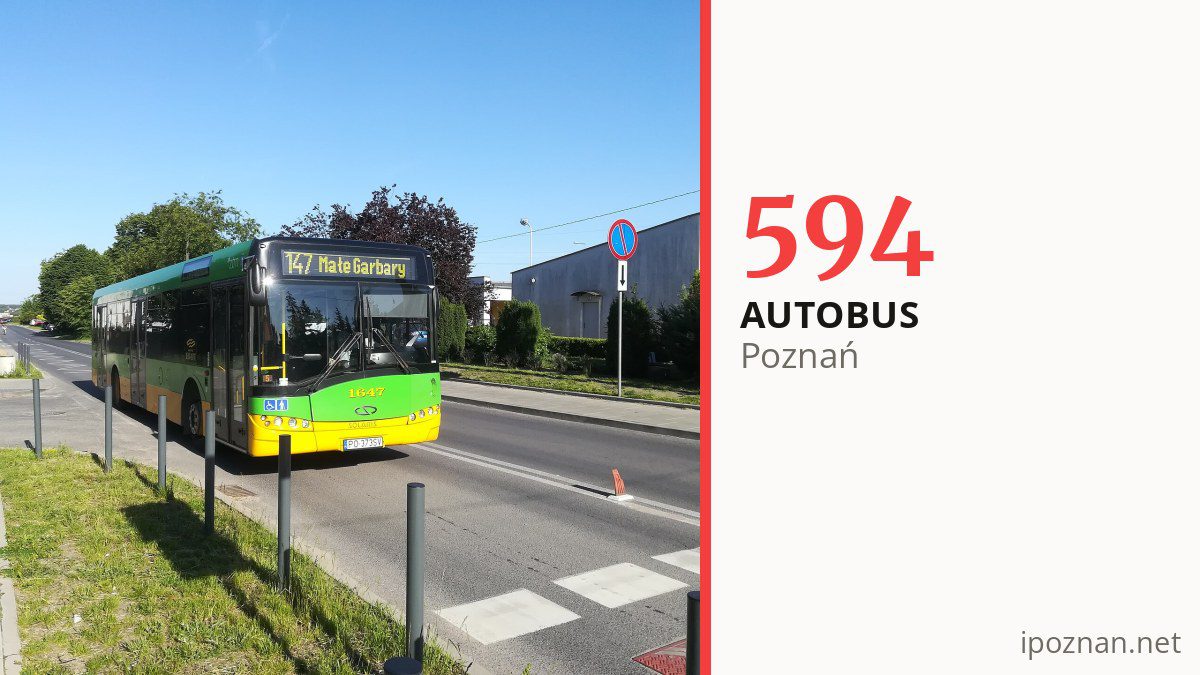 Autobus 594 w Poznaniu