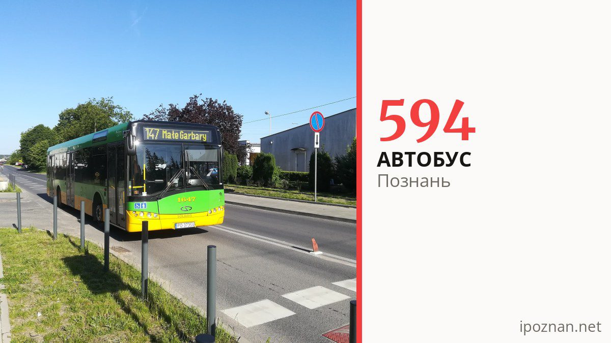 Автобус 594 в Познани