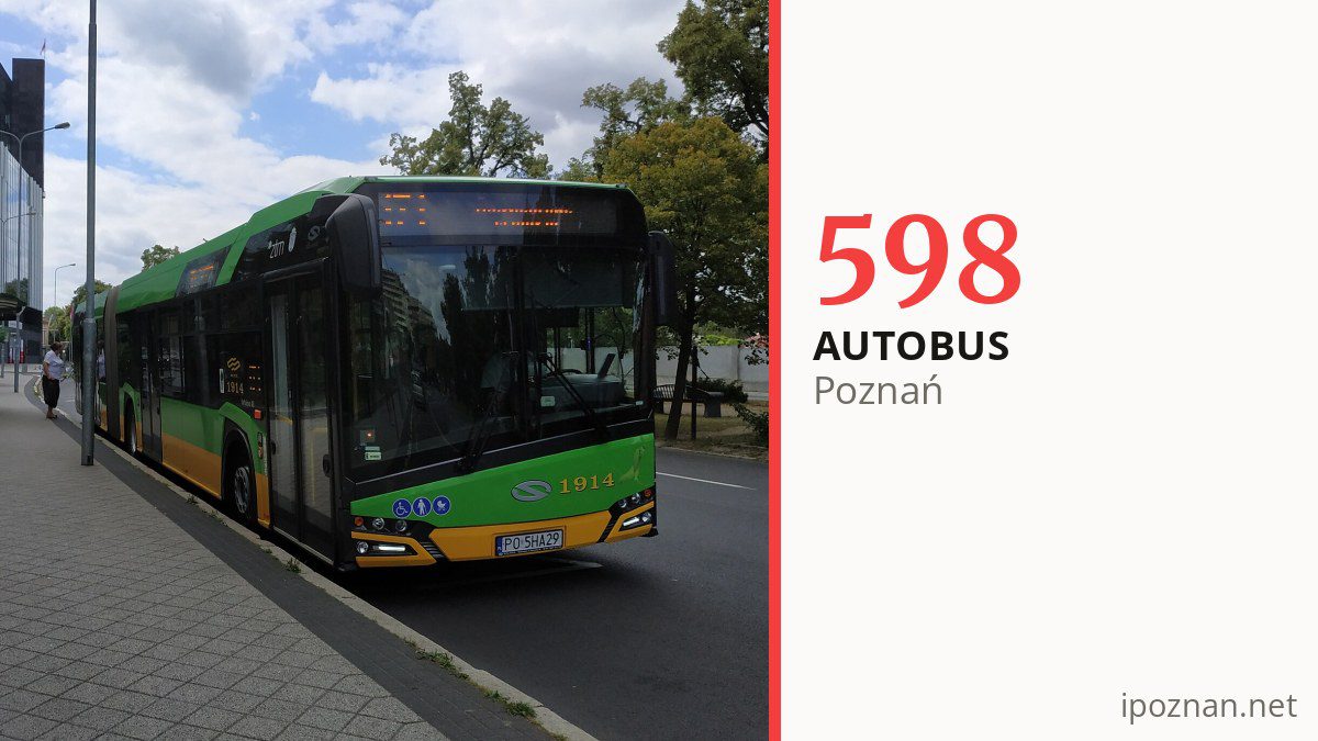 Autobus 598 w Poznaniu