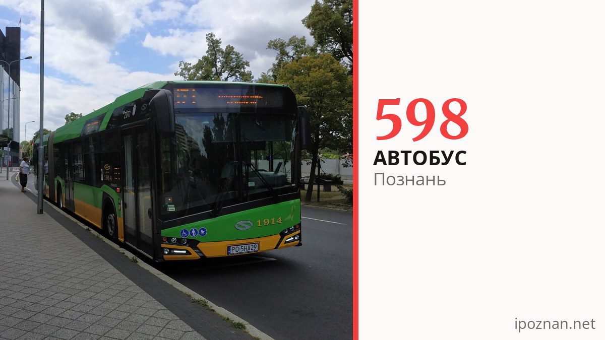 Автобус 598 у Познані