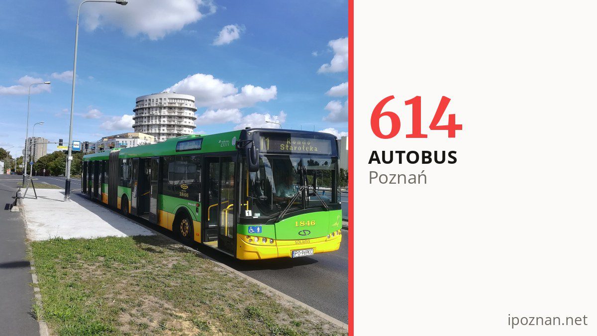 Autobus 614 w Poznaniu