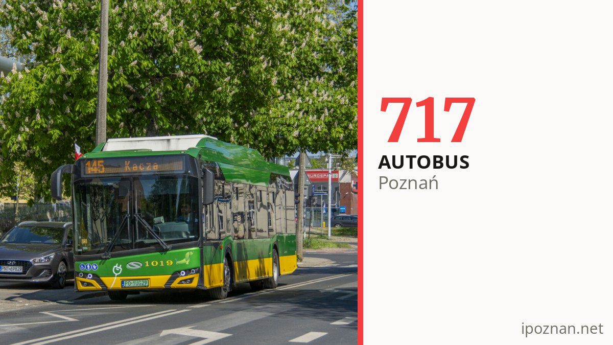 Autobus 717 w Poznaniu