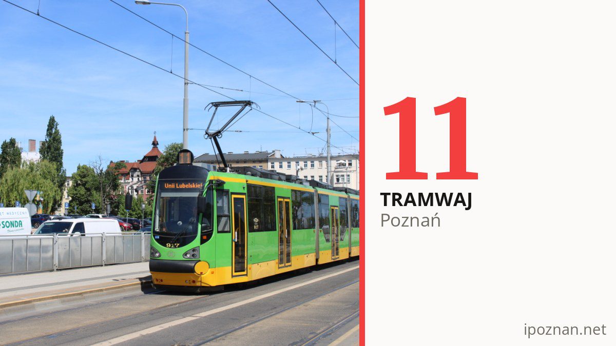Tramwaj 11 w Poznaniu