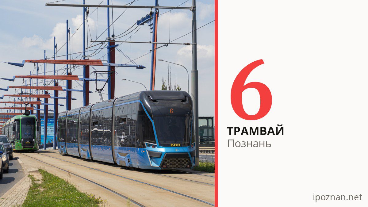 Трамвай 6 у Познані
